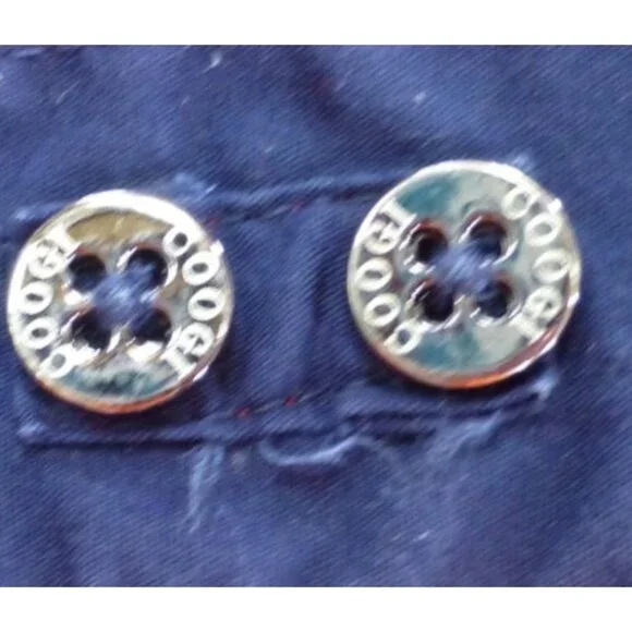 Coogi Red & Navy Vintage Racing 1969 Emblem Short Sleeve Button Shirt Xxl - Picture 7 of 16